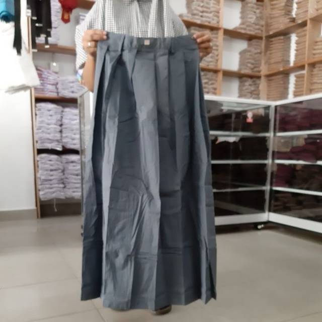 ROK PANJANG ABU-ABU SMA REMPEL
