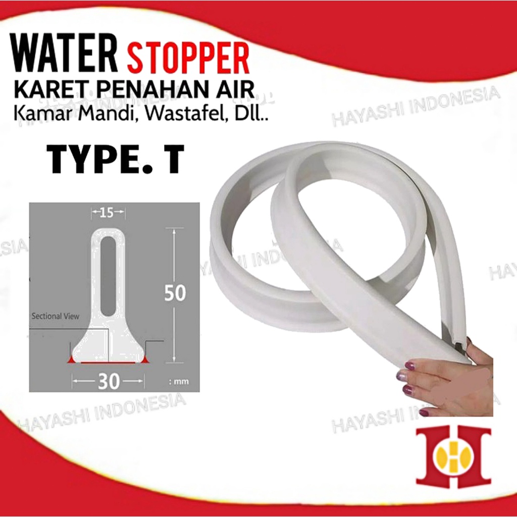 Water Stopper Bathroom Wastafel Karet Penahan Air