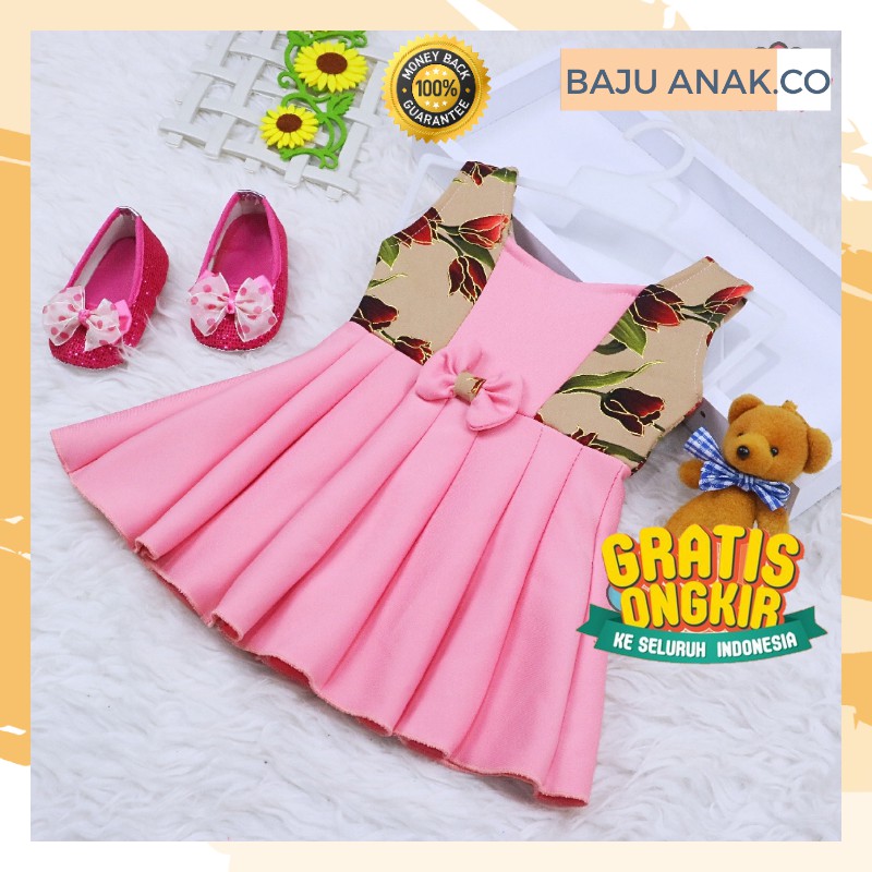 DRESS CLAIRINE BAYI - 7 TAHUN JUMPSUIT ANAK GAUN PESTA ANAK PEREMPUAN DRESS ANAK PEREMPUAN IMPORT