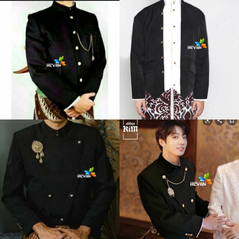 Pre Order | Beskap Jogja/ Beskap Solo/ Beskap Sunda/ Beskap Hewes (Polos/ Bordir) Size Lengkap