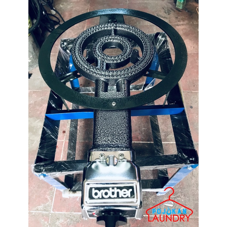 Kompor Boiler Laundry / Kompor Gas 1 Tungku / Kompor Gas Tabung Uap Boiler / Kompor Manual Tabung Go