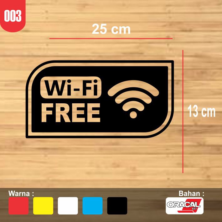 

STIKER CUTTING FREE WIFI