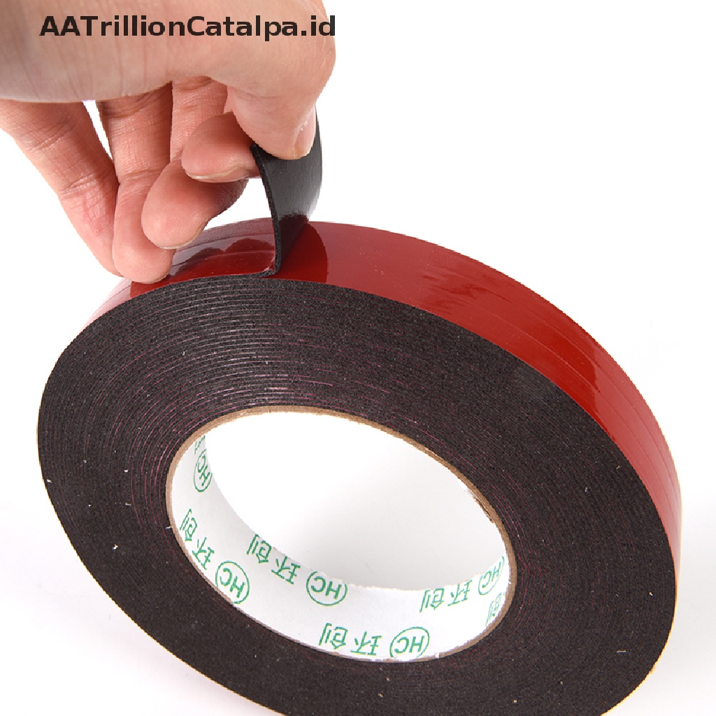 Aatrillioncatalpa Double Tape Kuat Permanen Panjang 10M Dengan Garis Merah