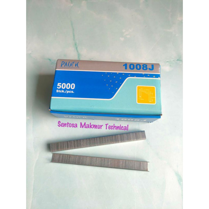PACIFIC 1008 J 8 MM Isi Refill Anak Hekter Staples Paku Tembak 8mm U 1008J