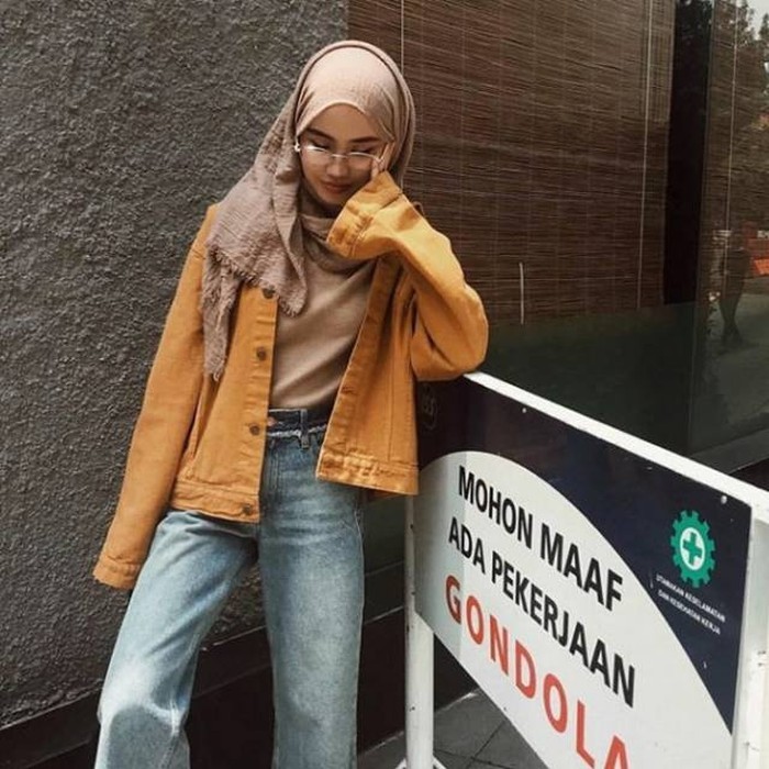 B&B OVERSIZE JAKET MUSTARD / KUNING