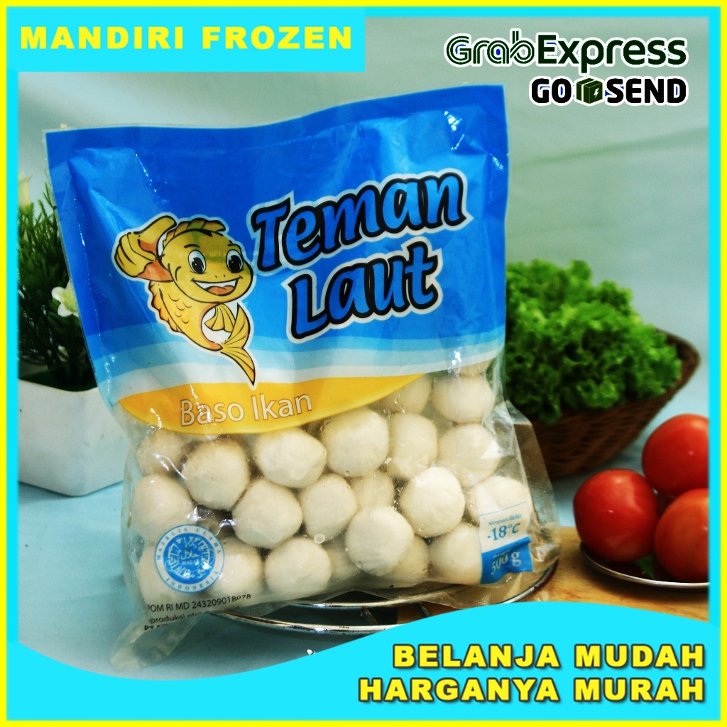 

TEMAN LAUT Baso Ikan 500gr - Makanan Beku Olahan