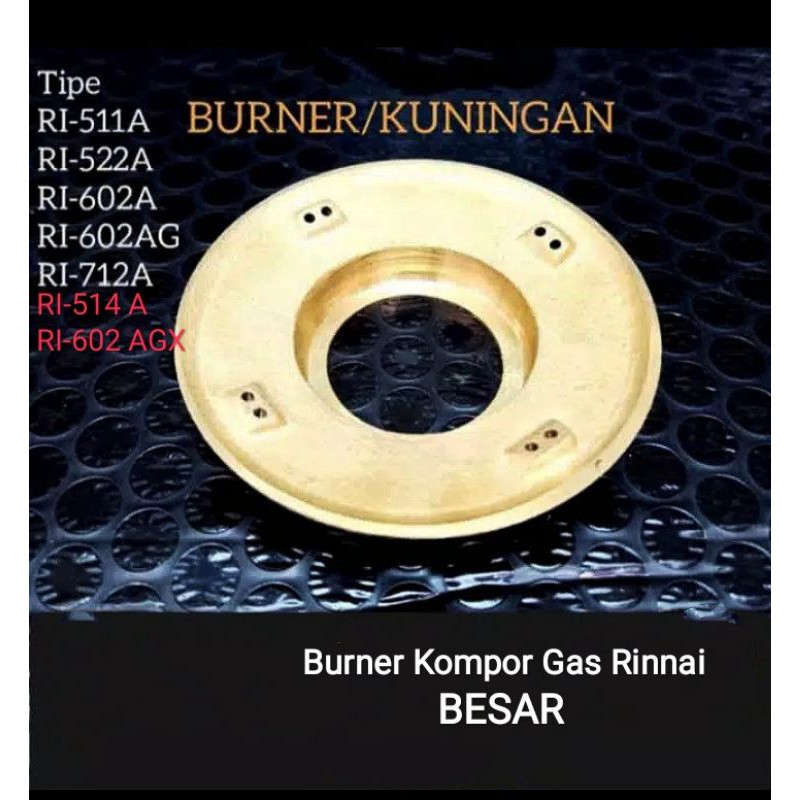 Burner Kompor Gas Rinnai / Burner Rinnai Besar