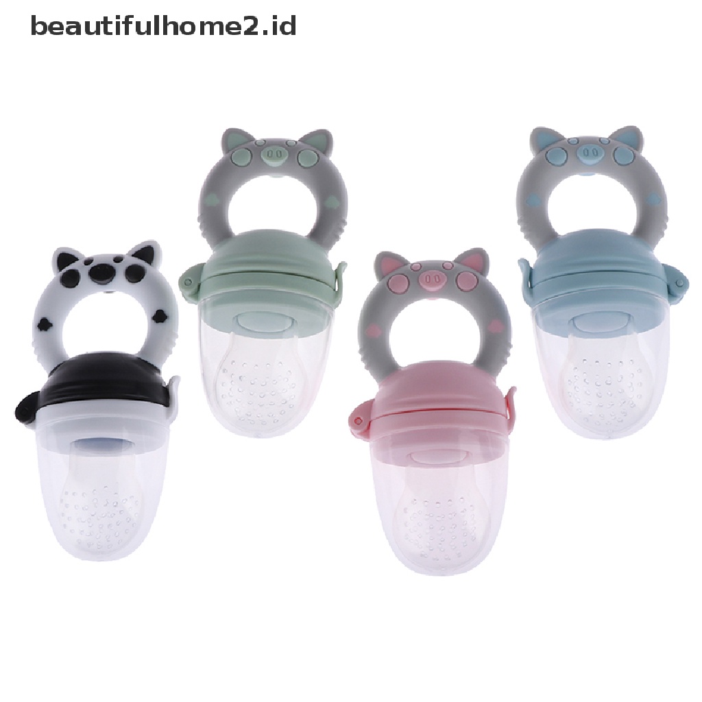 (beautifulhome2.id) 1pc Dot feeder Buah / Makanan Bayi Bahan Silikon