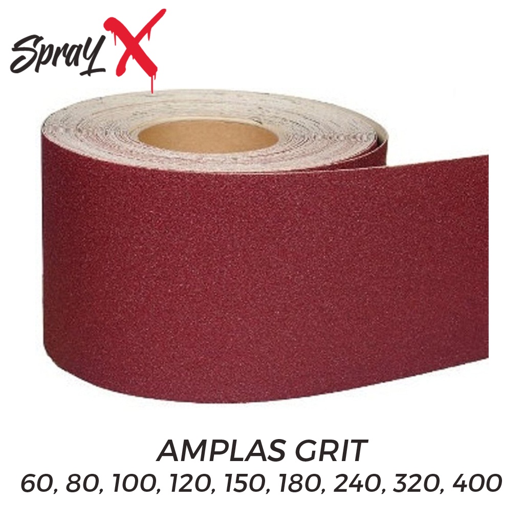 AMPLAS METERAN GRIT KASAR DAN HALUS / KAIN PASIR