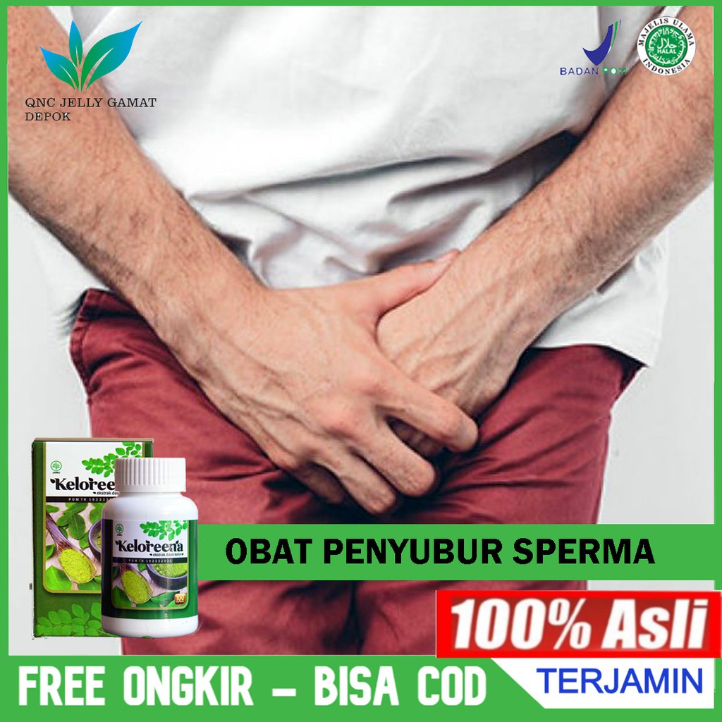 Obat Herbal Penyubur Sperma, Mani Encer, Spermatokel Keloreena Kapsul - Halal Legal BPOM - Bisa COD