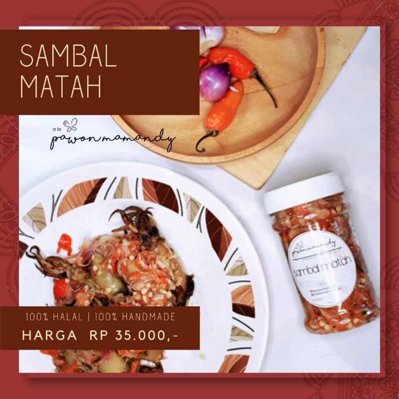 

Sambal Matah | Sambal ala pawonmamandy 100% Halal | 100% Handmade