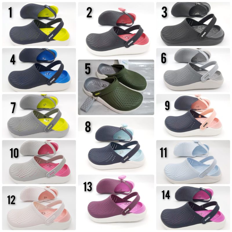 Sandal Crocs Literide Clog Pria dan wanita/Sandal Crocs/Crocs