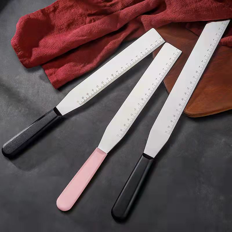 Pisau Spatula Oles Butter Cream Knive Dekorasi Cake Kue Penggaris Krim