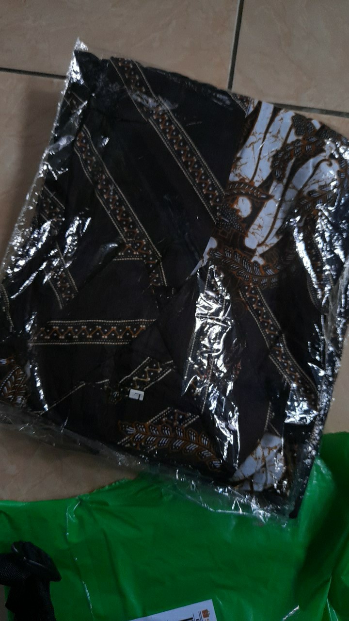 Tunik Batik Wanita Couple Hitam Par4ng Rusak Katun M L Xl Xxl Xxxl