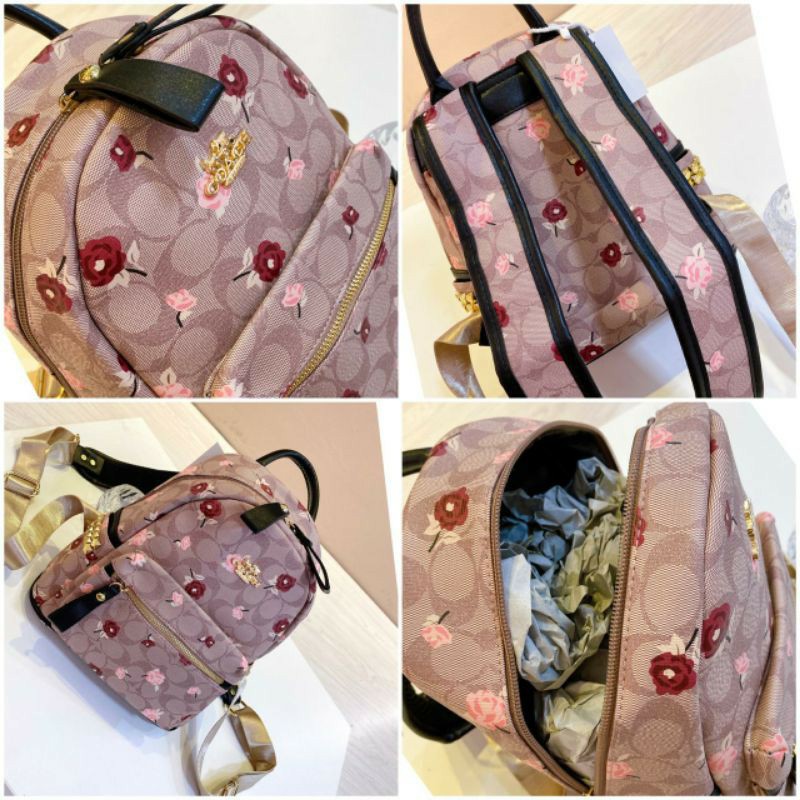 Tas Ransel Coach Motif / Kualitas Import (B-SB01)