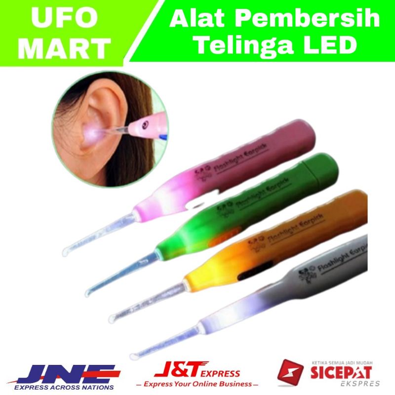 alat pembersih telinga bayi anak led korek kuping anak earpick led