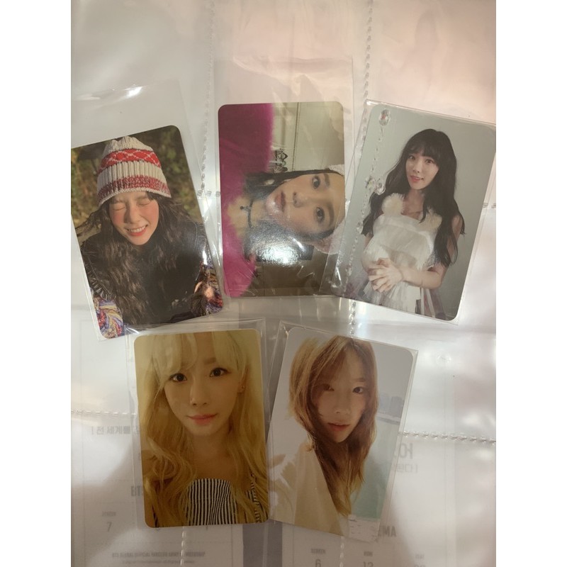 snsd/girls generation taeyeon photocard