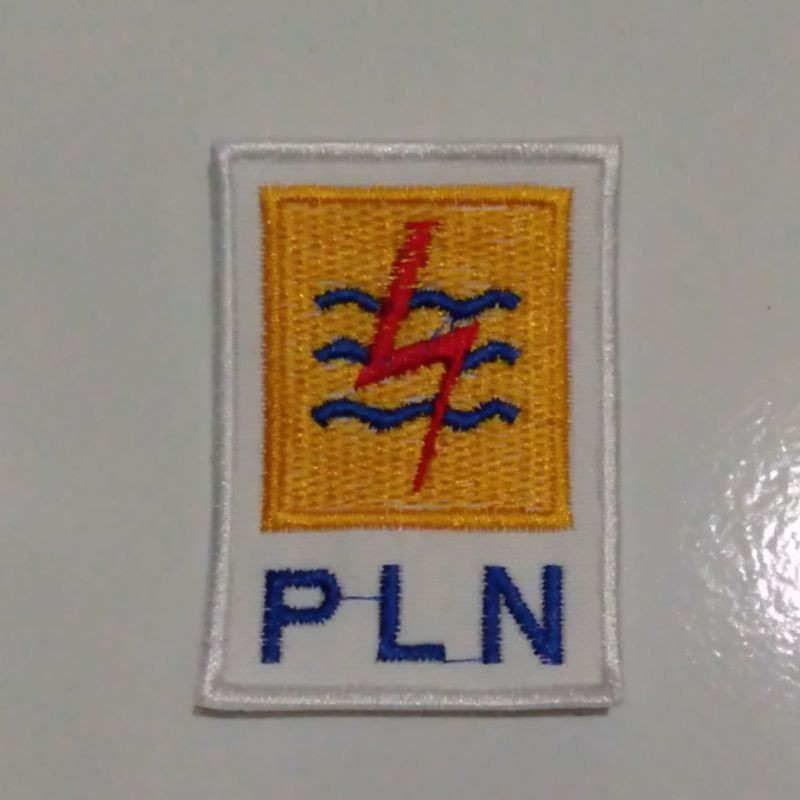 LOGO BORDIL PLN EMBLEM 6.5x4.5 CM TEBAL