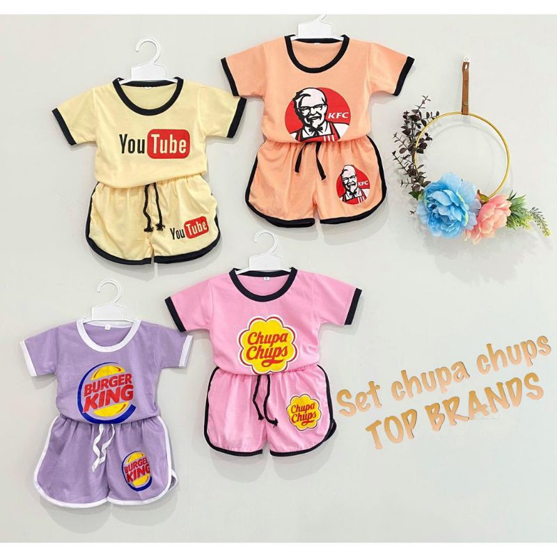 setelan anak chupa chups TOP BRAND