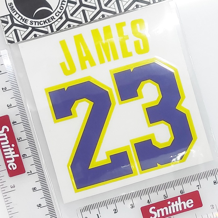 Stiker Lebron James 23 2W Logo Cutting Sticker