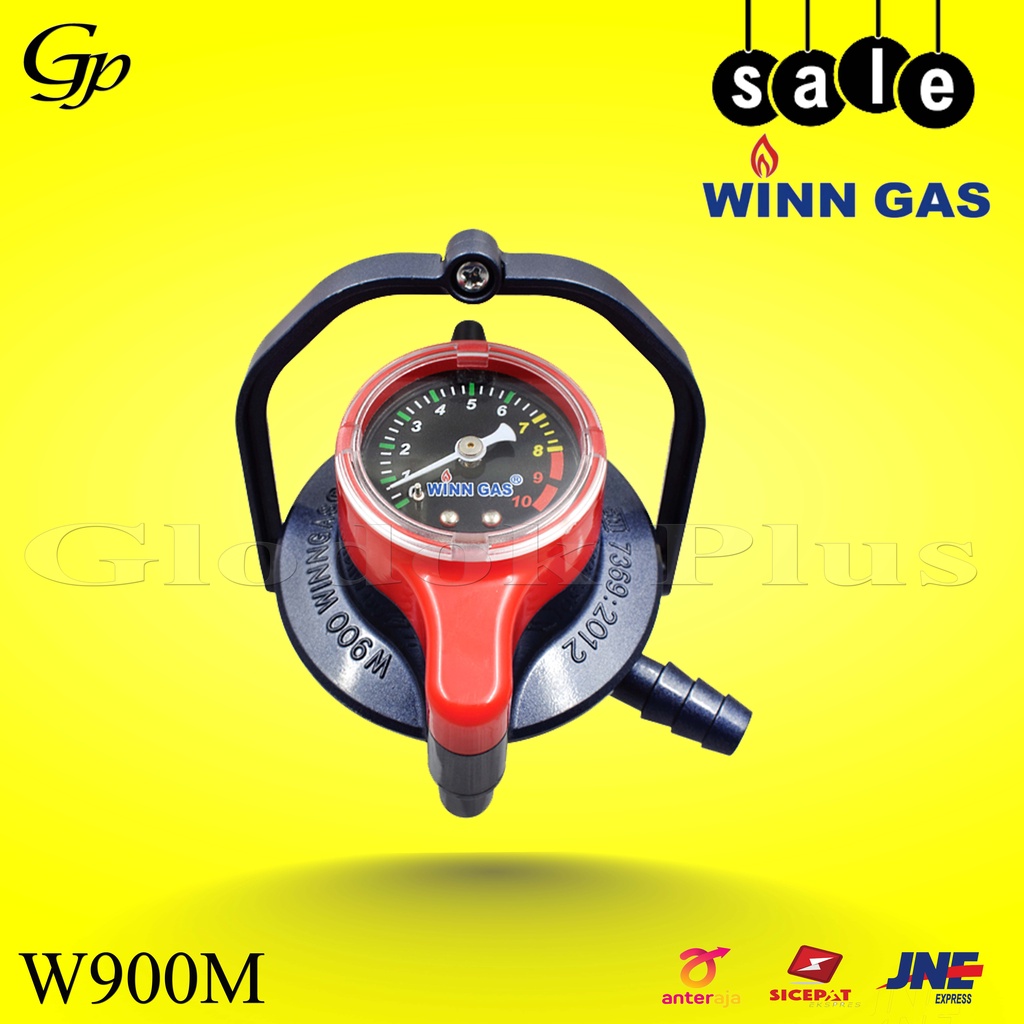 Winn Gas W 900 M kepala Regulator Gas 900m w900m pengunci ganda w900