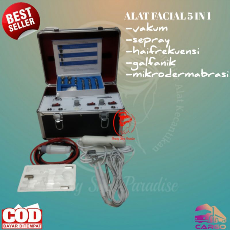 Alat Facial Kecantikan/Mesin Facial/Alat Facial 5 Fungsi/Mesin Hf