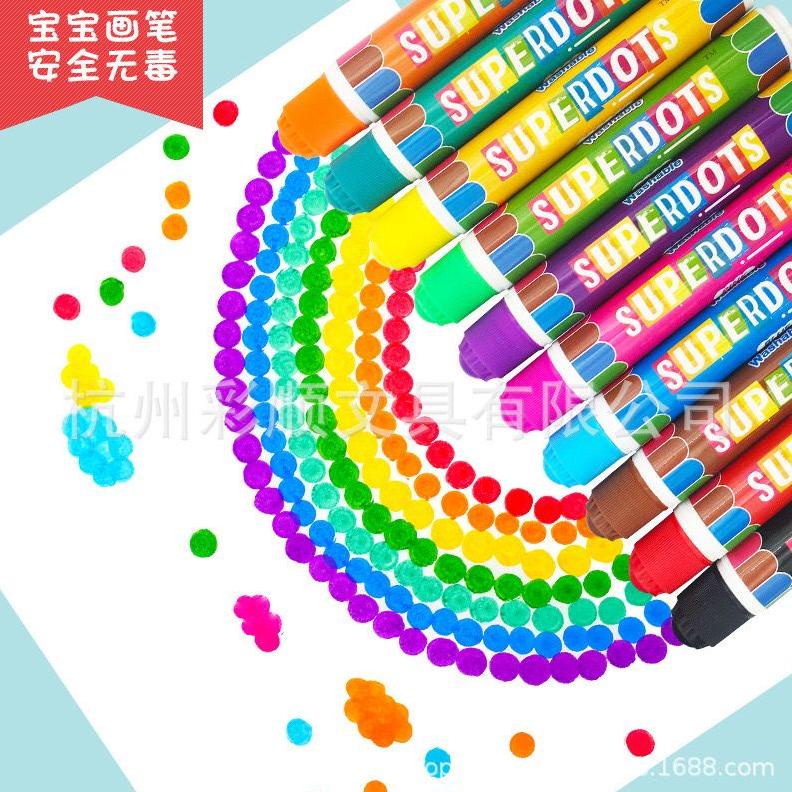 

TERMURAH Edufuntoys - SUPERDOTS MARKER/ dot marker/superdots dot painting marker spidol bulat