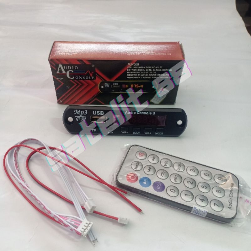 MP3 MODULE BLUETOOTH AUDIO CONSOLE 12Volt