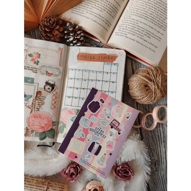 

The Grand Budapest Hotel - sticker sheet / stiker lembaran / stiker jurnal
