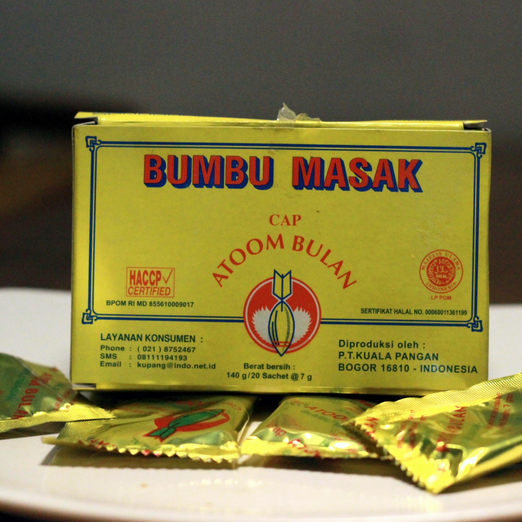 

BUMBU MASAK CAP ATOM BULAN / BUMBU BASO CUANKI (7gr x 20 Sachet)