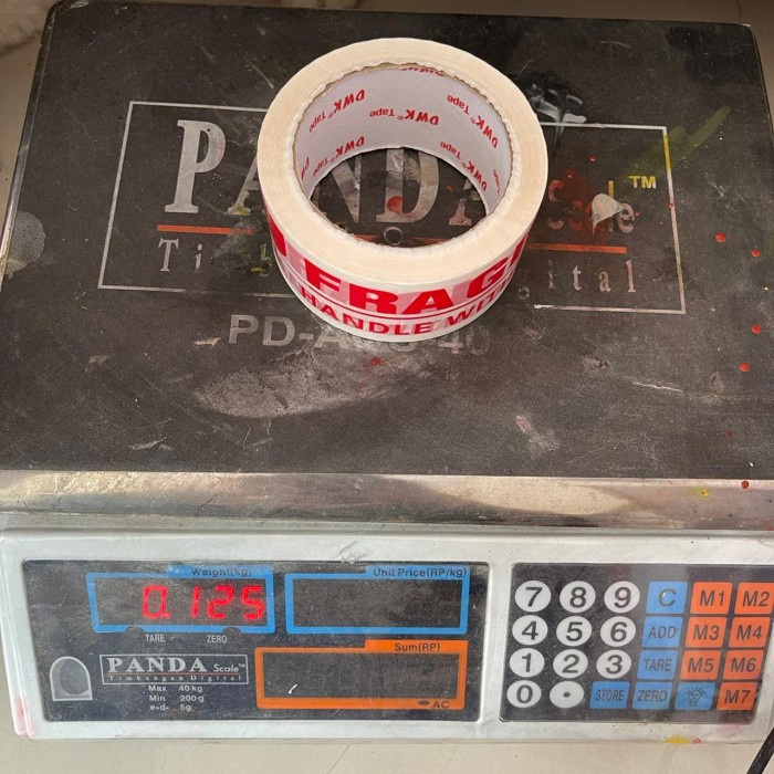 

Aman Lakban Fragile Putih Murah Meriah Tebal (48 Mm X 90 Y) Merk Dwk Sale!!!