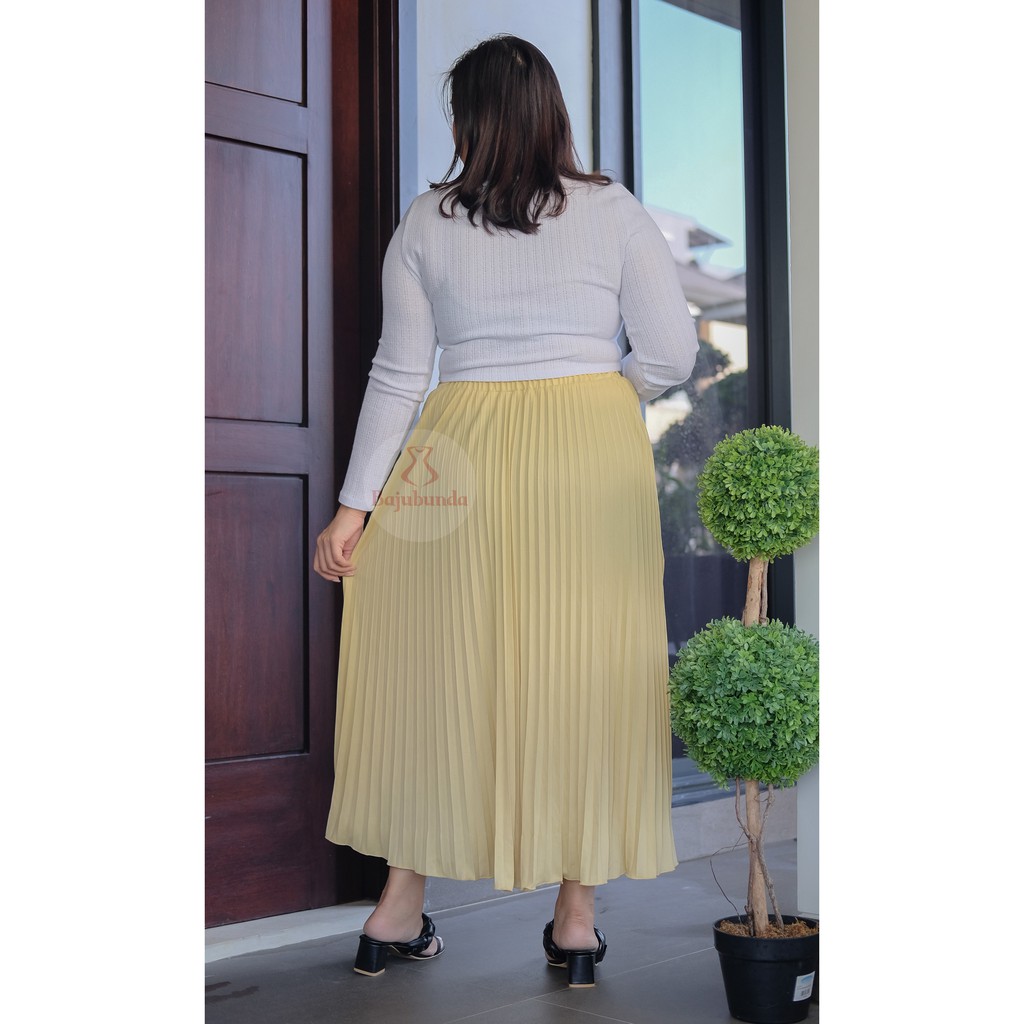 ROK PLISKET JUMBO / ROK BIG SIZE / BAJUBUNDA PLUS SIZE SKIRT