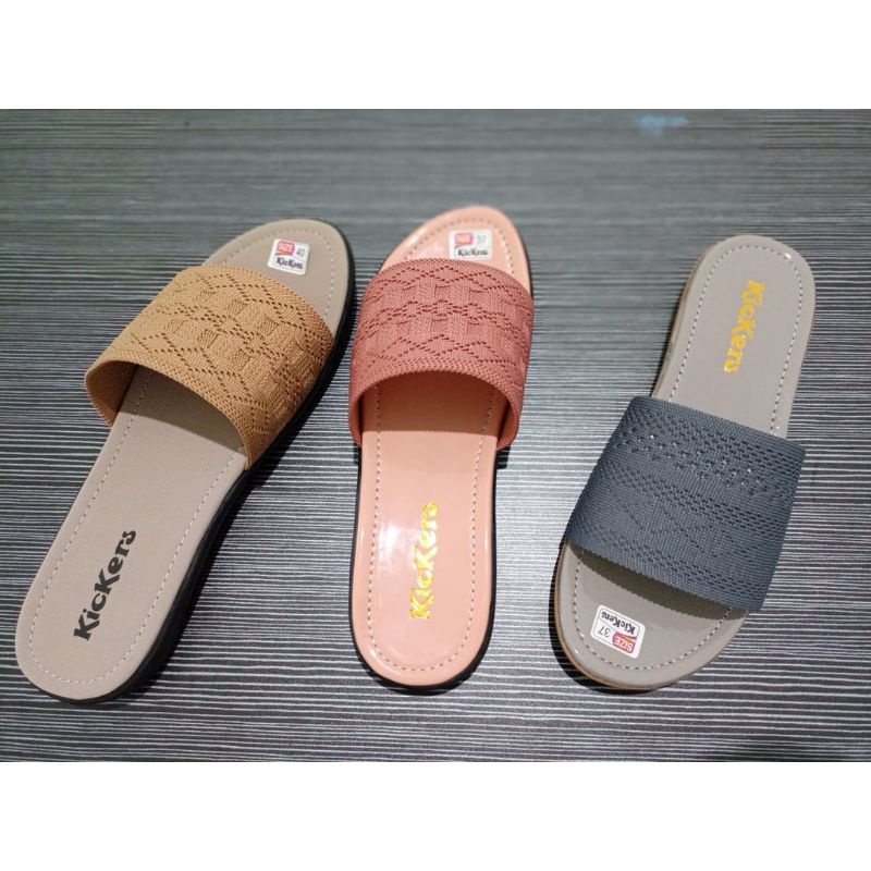 sandal rajut wanita Terbaru merk kickers