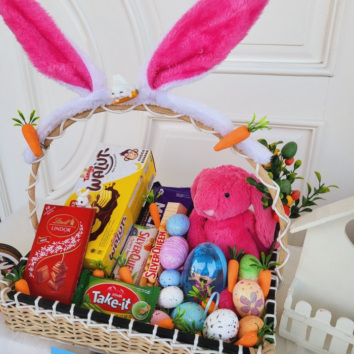 

Paket dekorasi box hampers easter bunny eggs kelinci telur paskah 220