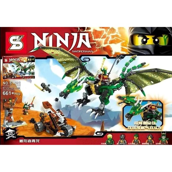 Lego Kw Ninjago The Green NRG Dragon SY 592
