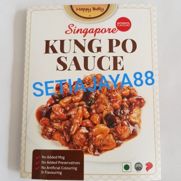 

HAPPY BELLY SINGAPORE KUNG PO SAUCE 50 GRAM/SAUS BUMBU MANIS KUNG PO