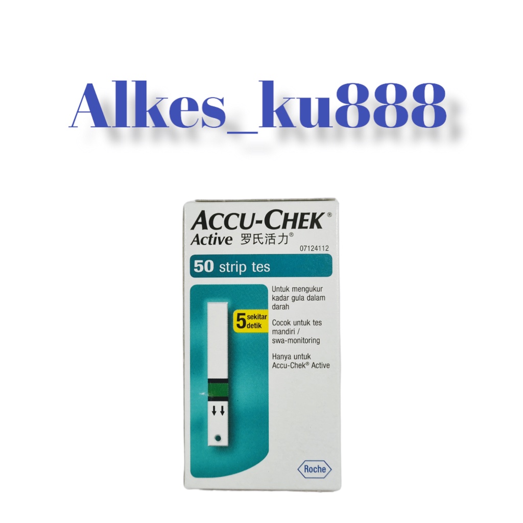 Jual Accu Chek Active Strip S Alat Tes Gula Darah Test Strip Alat Ukur Gula Darah Diabetes