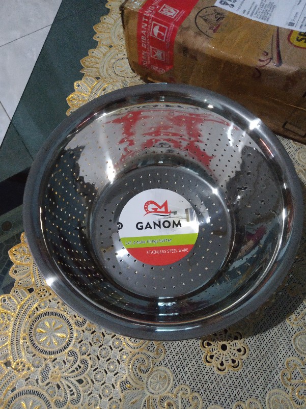 Sangku- Saringan - Tirisan Stainless