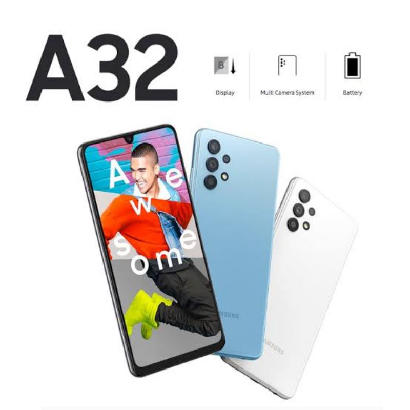 SAMSUNG A32 RAM 8/128GB (pengganti samsung A31) BARU ORI SEGEL GARANSI RESMI 1 TAHUN
