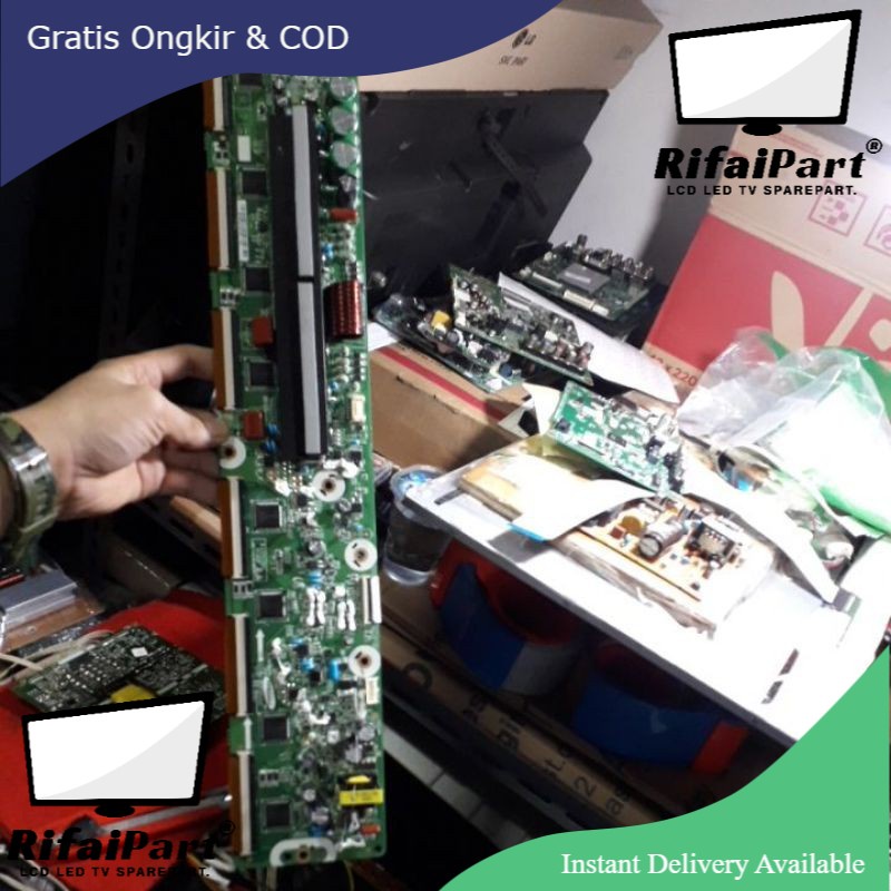 YMAIN SAMSUNG PS43F4500A1M - Y-SUS SAMSUNG PLASMA TV PS 43F4500 A1M MESIN TV PLASMA SAMSUNG