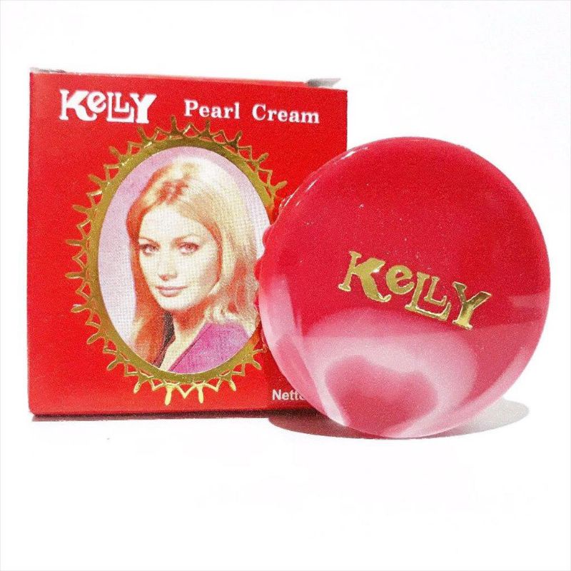 KELLY PEARL CREAM | CREAM PENCERAAH WAJAH ALAS BEDAK KELLY UKURAN 5GRAM &amp; 15 GRAM BPOM