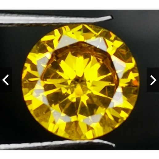 Batu permata yellow zircon