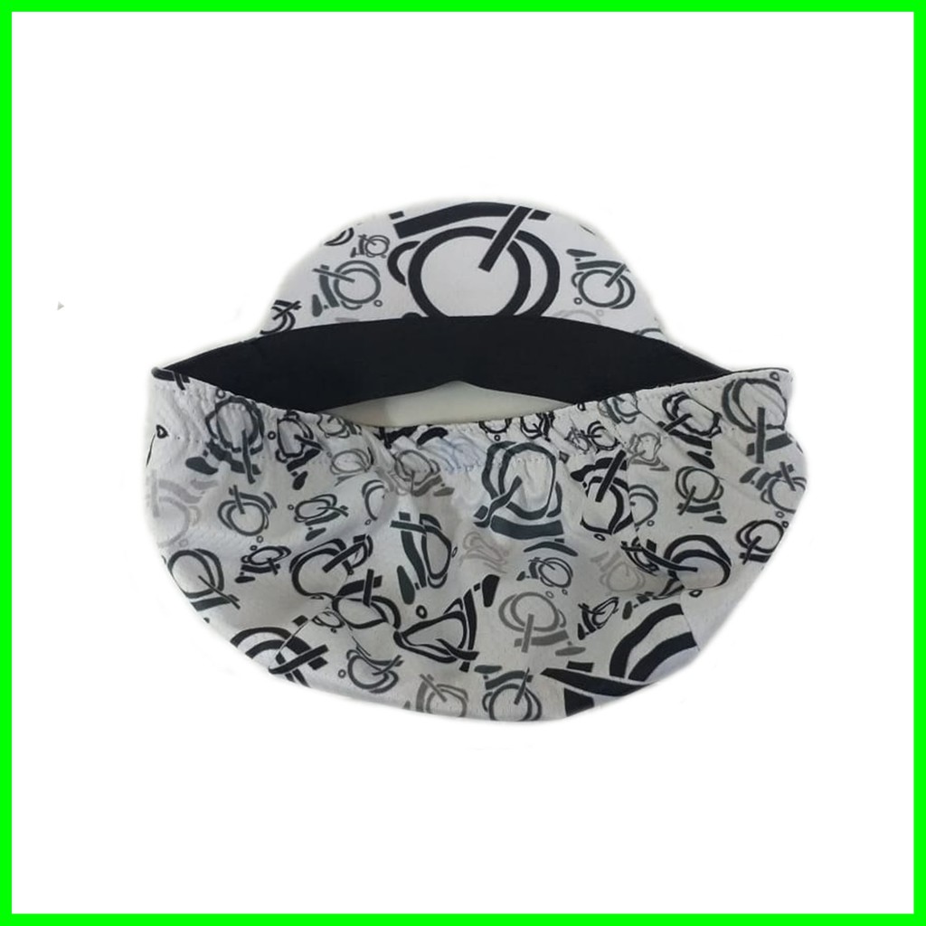 Topi Sepeda / Topi Gowes / Cycling Cup Putih / Topi Sepeda Brompton