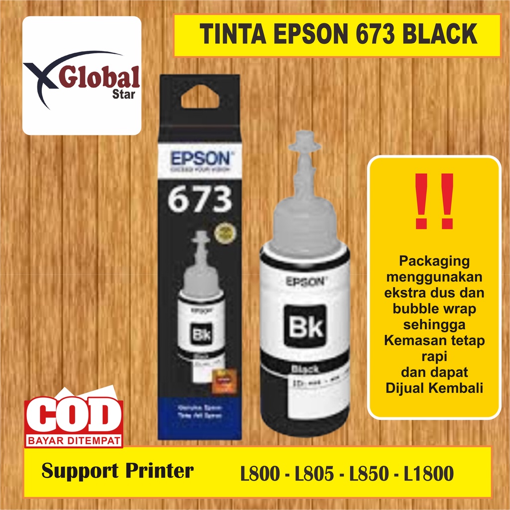 Tinta Epson 673 PREMIUM(COMPATIBLE) for Printer L800 L805 L810 L1800