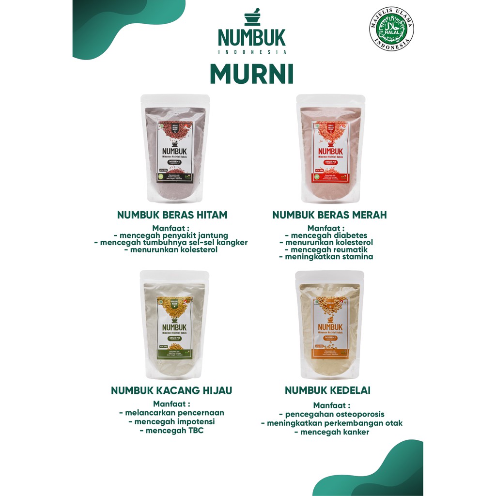 

NUMBUK MINUMAN NUTRISI BUBUK 500 GRAM MURNI ORGANIK SOLUSI KESEHATAN KELUARGA