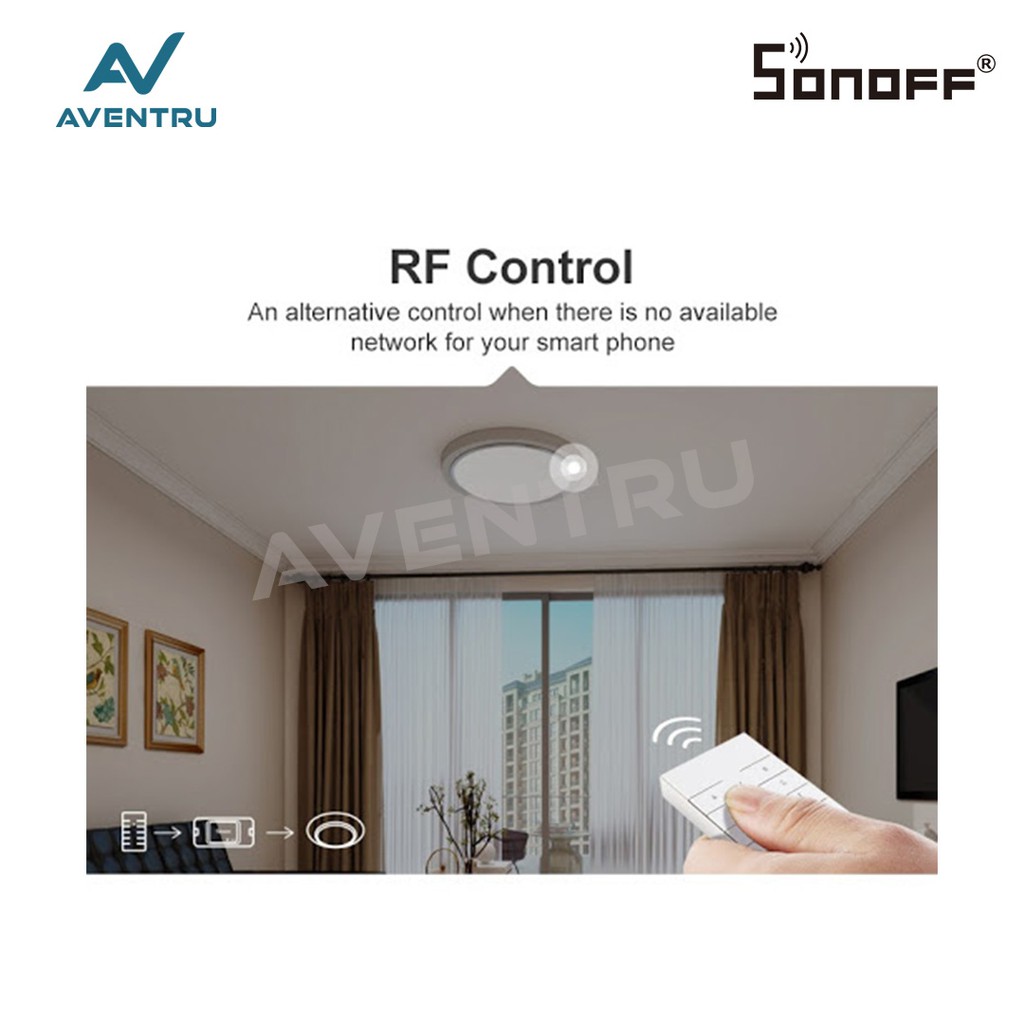 Sonoff Basic RF R3 DIY / RFR3 Saklar WiFi dan RF Smart Home Switch