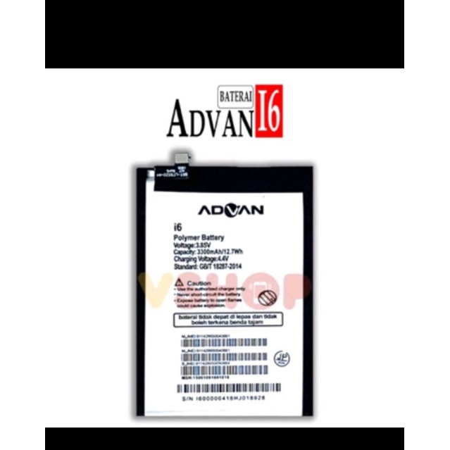 Baterai Advan i6/Baterai Advan i6 Full View/i6A/KF46 Baterai Original