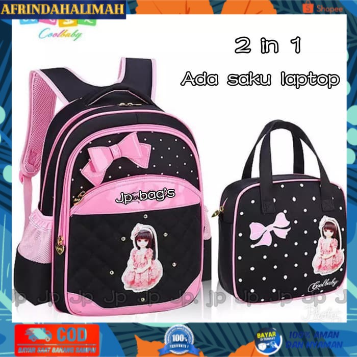 

{TERBARU} Ransel Sekolah Anak Perempuan Set Balqis Unyu