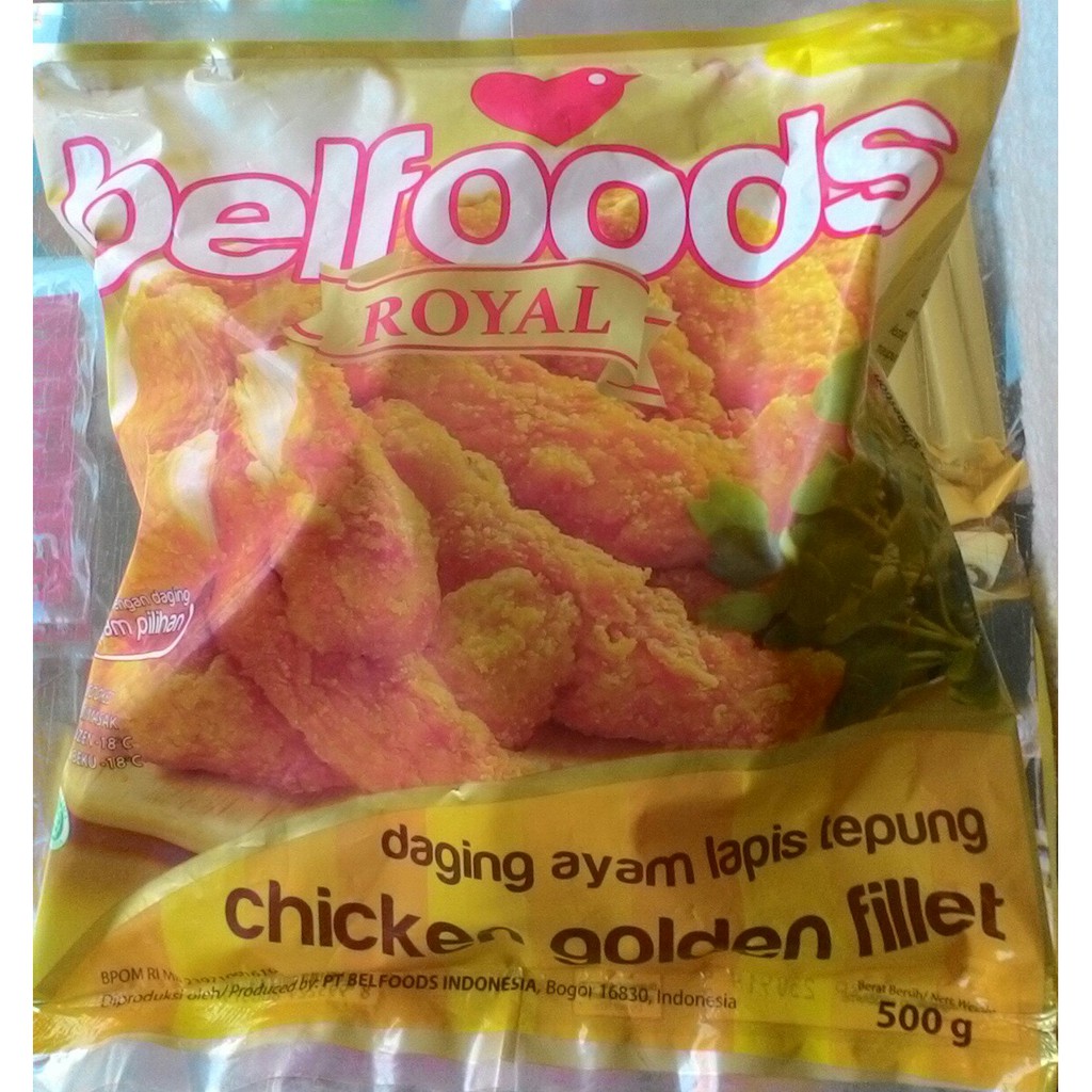 

Belfoods Chicken Golden Fillet 500g