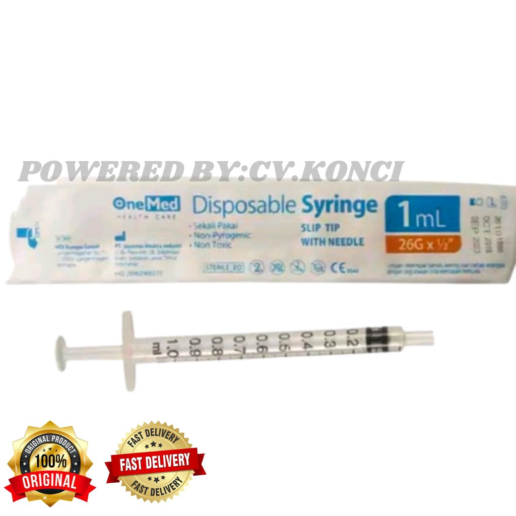 

Syringe Spuid Spuit-Jarum Suntik-Suntikan Tinta-1cc 1ml